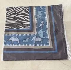 Jim Thompson ゾウとゼブラ柄シルクスカーフ