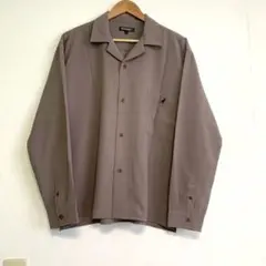 カンゴール　長袖オープンシャツ　ワンポイント　刺繍　Ｌサイズ