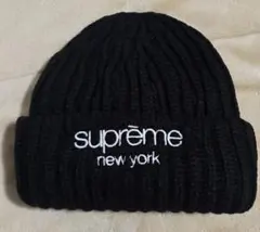 Supreme Chunky Rib Classic Logo Beanie