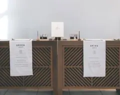 【受付セット】受付タペストリー 2枚セット【結婚式】【ウェルカムスペース】