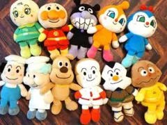 アンパンマン ぬいぐるみ ぷりちぃビーンズ １１体セット ※バラ売り不可