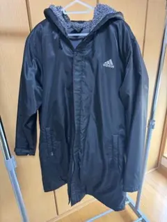 adidas ベンチコート ブラック