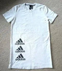 adidas 半袖Tシャツ ホワイト ロゴプリントのサムネイル