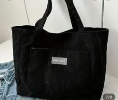レディース　トートバック　新品　黒　可愛い　今からの季節に　翌日発送367