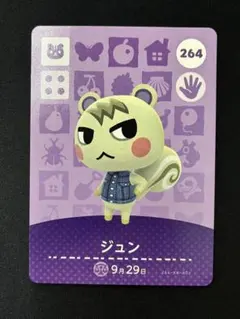 あつ森 amiibo カード ジュン アミーボ