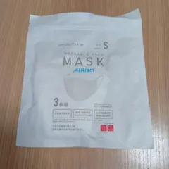 UNIQLO AIRism マスク 3枚組 ホワイト Sサイズのサムネイル