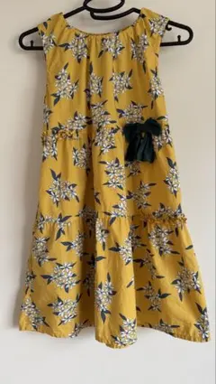 RAG MART★イエロー花柄ワンピース　130のサムネイル