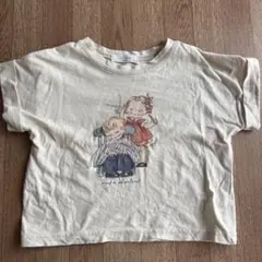 【XSsize】oottbebe ヘアメイクTシャツ 80-90のサムネイル