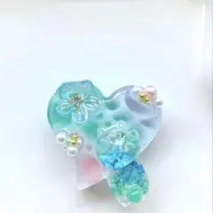 再販△】レジン ヘアゴム 海塗り くまちゃん パステルカラー◡̈