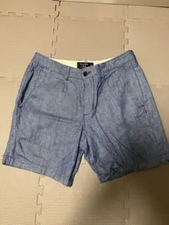 アバクロAbercrombie & Fitch 青系ショートパンツ 30サイズ