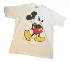 90s ディズニー　ミッキーマウス　超ビックtシャツ　サイズF アメリカ製