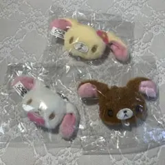 [匿名配送]シュガーバーニーズ しろうさ くろうさ はなうさ ぬいぐるみチャーム