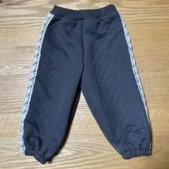 【美品】バースデイ サイドレースキルトパンツ グレー 90cm パンツ