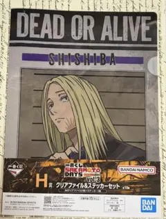 一番くじSAKAMOTODAYSvol.3H賞 クリアファイル＆ステッカーセット