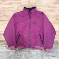 80s USA製 パタゴニア シェルドシンチラ ピンク S 三角タグ 希少