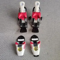 スキー ビンディング サイズ調整可能 ホワイト/ブラック/ピンク　サロモン