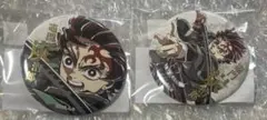 鬼滅の刃 コミケ webくじ 竈門炭治郎 E賞 箔押し缶バッジA、B C107