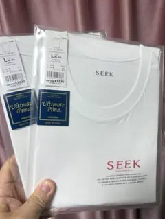 日本製グンゼSEEK シーク UltimatePima クルーネックTシャツ2枚のサムネイル