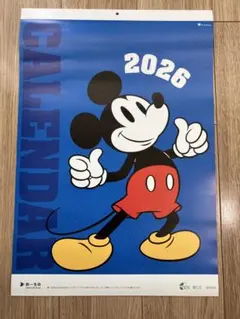 2026年 第一生命 6枚物壁掛けカレンダー ミッキーマウス