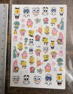 スポンジボブ ネイルシール 165