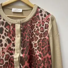 ⭐︎新品⭐︎未使用品⭐︎ArteSoie⭐︎カーディガン⭐︎11号⭐︎レオパード⭐︎匿名配送⭐︎