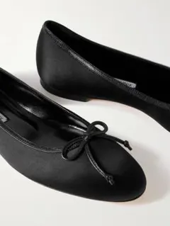 MANOLO BLAHNIK Verallim サテン フラットバレエシューズ - メルカリ
