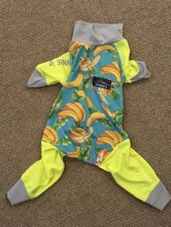 BROWNIE'S 犬服 バナナ柄ミント メッシュロンパース　XLサイズのサムネイル