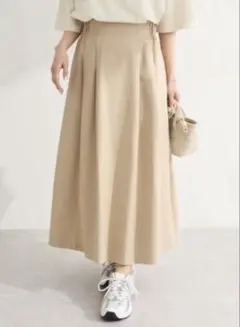 グリーンパークス★ロング スカート 綿混のサムネイル