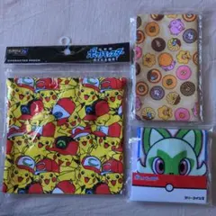 ポケットモンスター 巾着・ポーチ・タオルハンカチ ３点セット