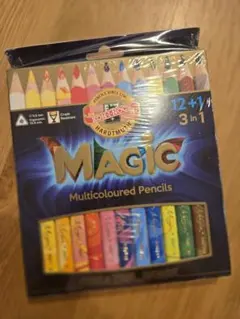 コヒノール KOH-I-NOOR MAGIC 12色+1 マーブル色鉛筆 未開封