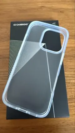 CASEKOO iPhone16pro ケース　マットクリア