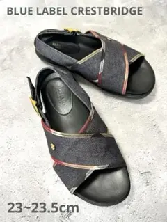 BLUE LABEL CRESTBRIDGE ブルーレーベル フラットサンダル