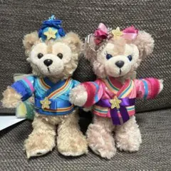 ダッフィー シェリーメイ　七夕　ぬいぐるみバッチ