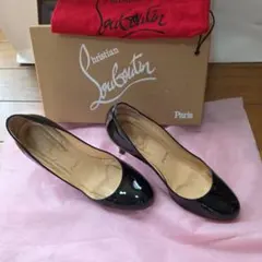 クリスチャンルブタン　パンプス　ハイヒール　ブラック　サイズ36 1/2