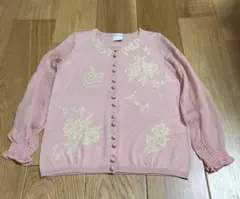 RED VALENTINO silk ピンク　カーディガン　未使用　XSのサムネイル