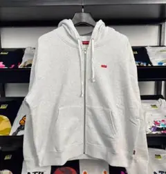 パーカー グレー ジップ