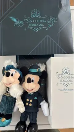 ディズニーシー 25周年 ジュビリーガラ ぬいぐるみバッジ スーベニア