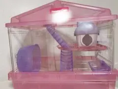 ハムスターゲージピンク傷ありのサムネイル