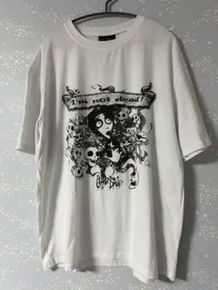 ROMWE⭕️ティムバートン　Corpse Bride Tシャツ XL ホワイトのサムネイル