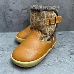 【OSH COSH】オシュコシュ (13) ムートンブーツ ヒョウ柄 キッズのサムネイル