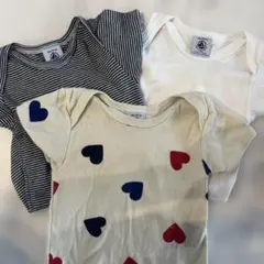 オーガニックコットンロンパース 18m 3点セット