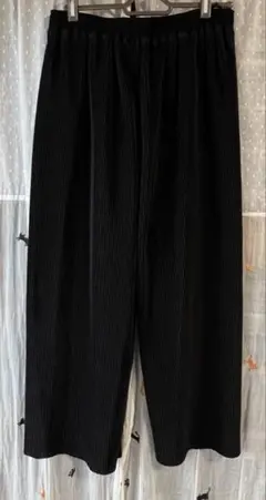 レディース　プリーツワイドパンツ　サイズL
