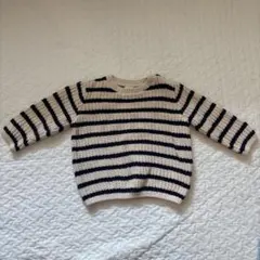 H&M ストライプ ニットセーター