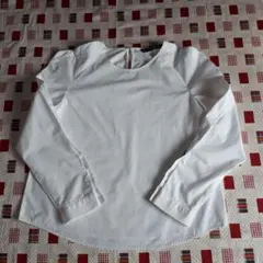 USED ZARA レディース　ブラウス　カットソー　トップス　　白シャツ　M