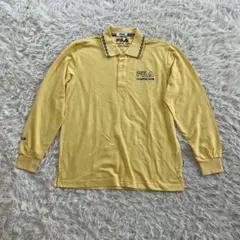 ★ FILA（フィラ） 長袖ポロシャツ ロゴ入り長袖シャツ ゴルフウェア★