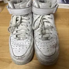 amuboi_様専用NIKE AIR FORCE 1 MID ホワイトスニーカー