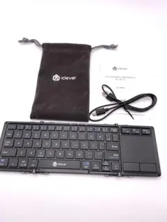 iClever 三つ折りワイヤレスキーボード 本体　IC-BK08 ②のサムネイル