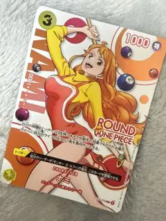 ラウンドワンコラボ ワンピースカード 5枚 フランキー ナミ ロビン ジンベエ
