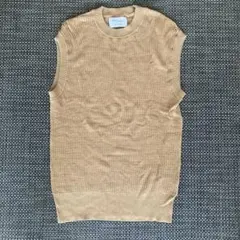 お値下げ可能です！アダムエロペ　ノースリーブニット　サマーニット＊