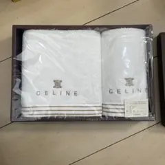 CELINE フェイスタオル　ウォッシュタオル 2枚セット　未開封品